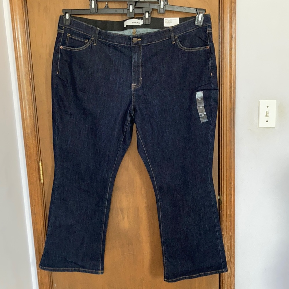 Sonoma bootcut jean no gap waistband shape retention 28W - Picture 1 of 17